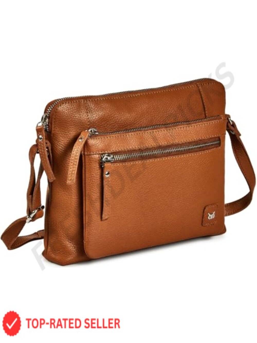 Genuine Leather Crossbody Bag for Women Small Sling Shoulder Handbag with
